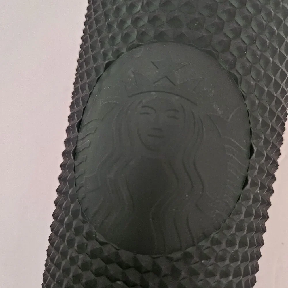 2022 Starbucks Matte Dark Green Soft Touch Studded‎ 24oz Venti Tumbler